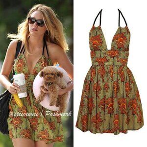 Kate Moss for Topshop Halterneck Kaftan Liberty Dress ASO Blake Lively